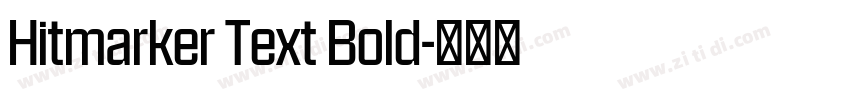 Hitmarker Text Bold字体转换